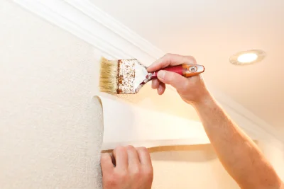 Pose de papier peint à Arrodets — revêtements muraux et toiles de verre
